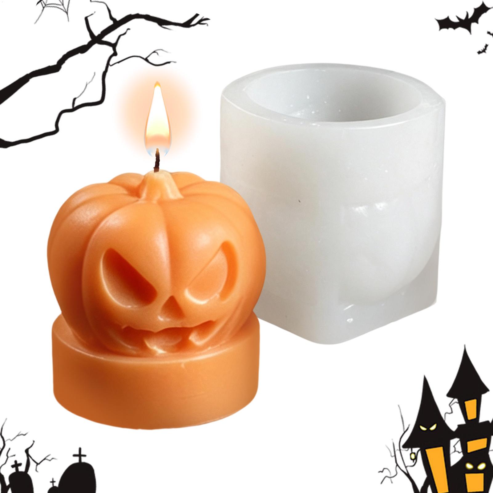 Candle Making Workshops - Halloween Pumpkin Candle Mold 3D Pumpkin