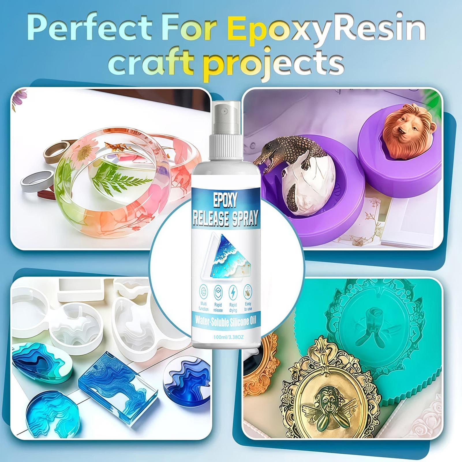 Candle Making Workshops - Resin Release Spray for Molds 100mlFast-Drying