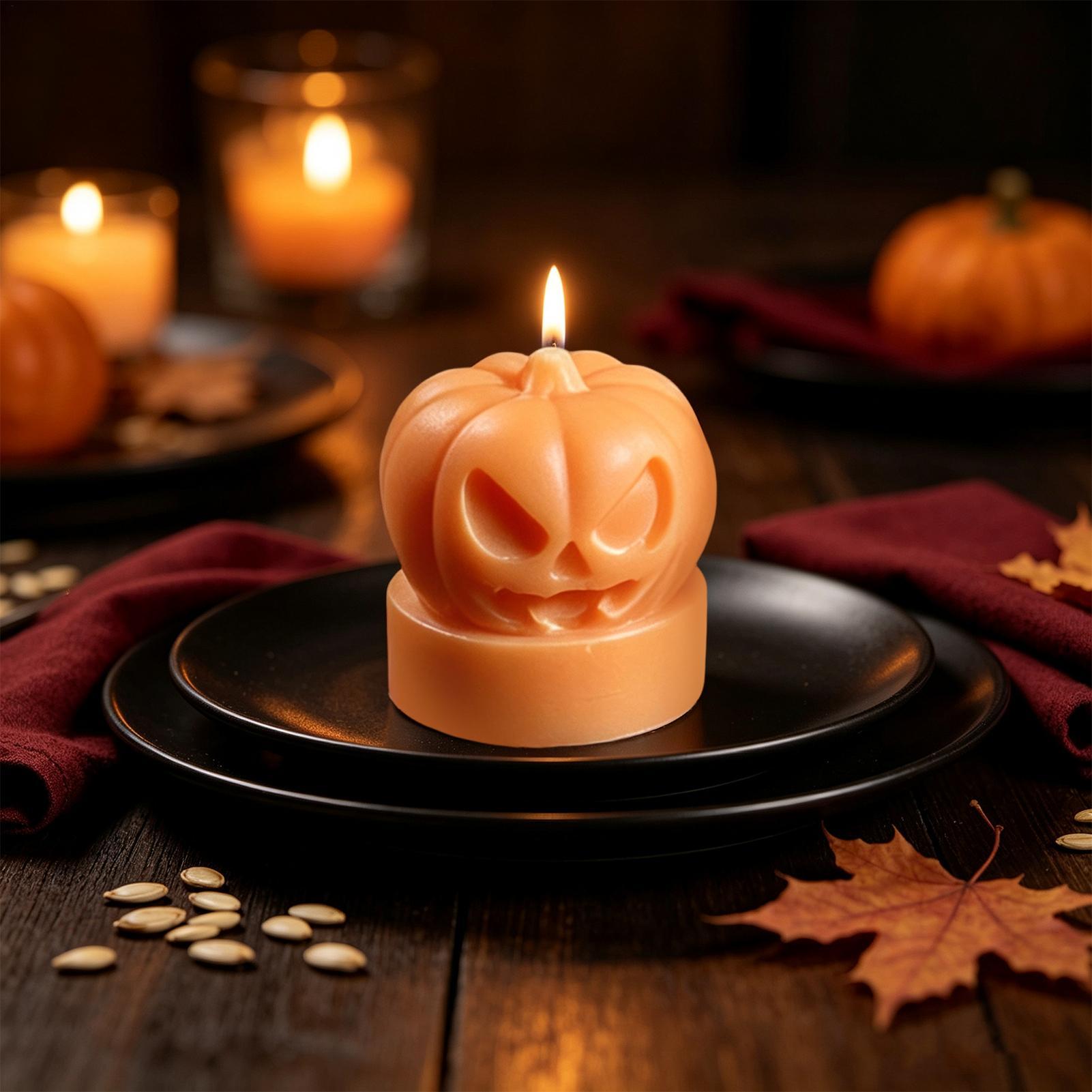 Halloween Pumpkin Candle Mold  - Candle Making Workshops review and price