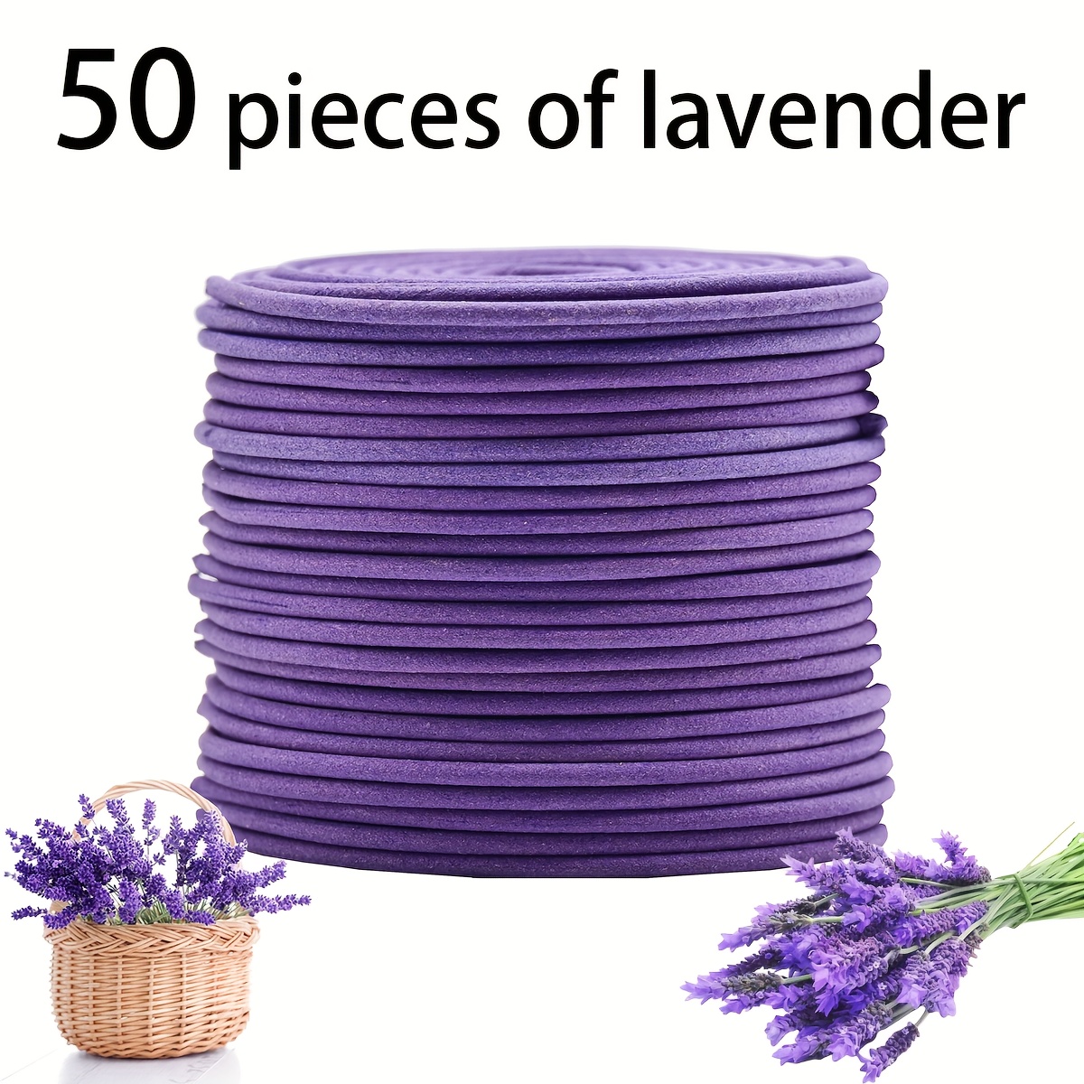 50 Lavender Scented Spiral Can - Uv Inhibitor Candle review and price