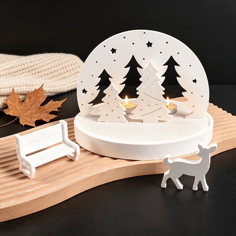 Christmas Elk Tealight Candle  - Candle Making Items review and price