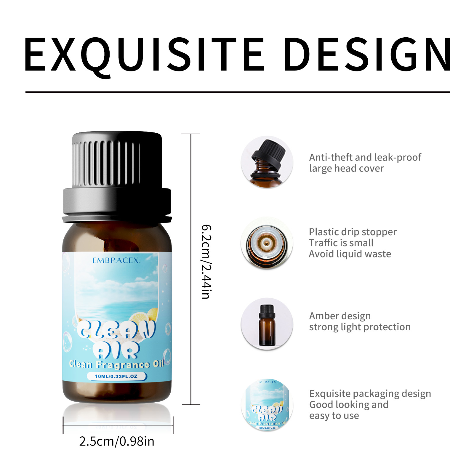 10ml Clean Air Essential Oil L - Candle Making Essentials review and price