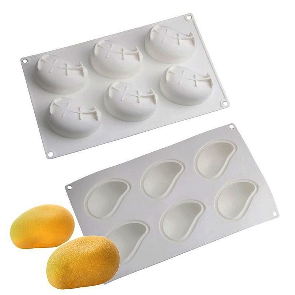 6 Cavity Mango Shaped Cake Mol - Candle Making Equipment review and price