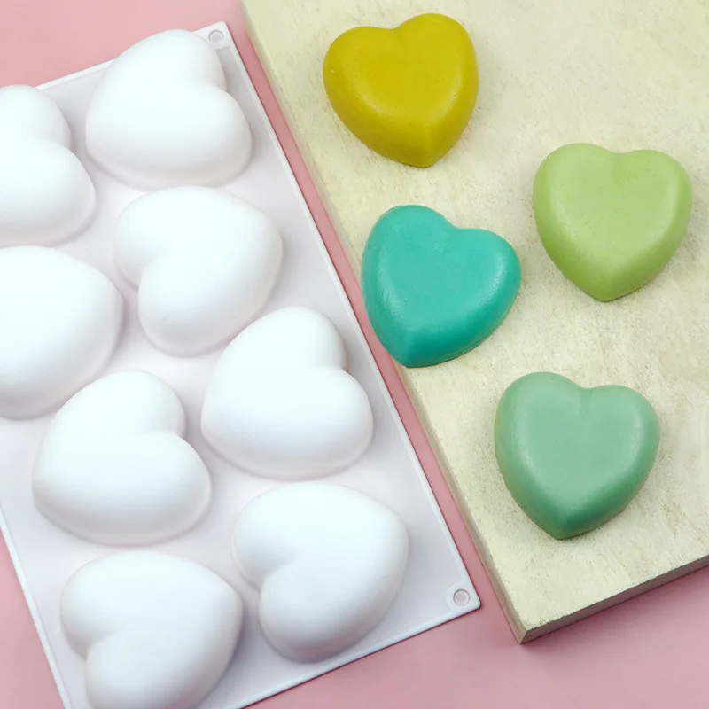 Love Heart Silicone Soap Mold  - Candle Making Equipment review and price