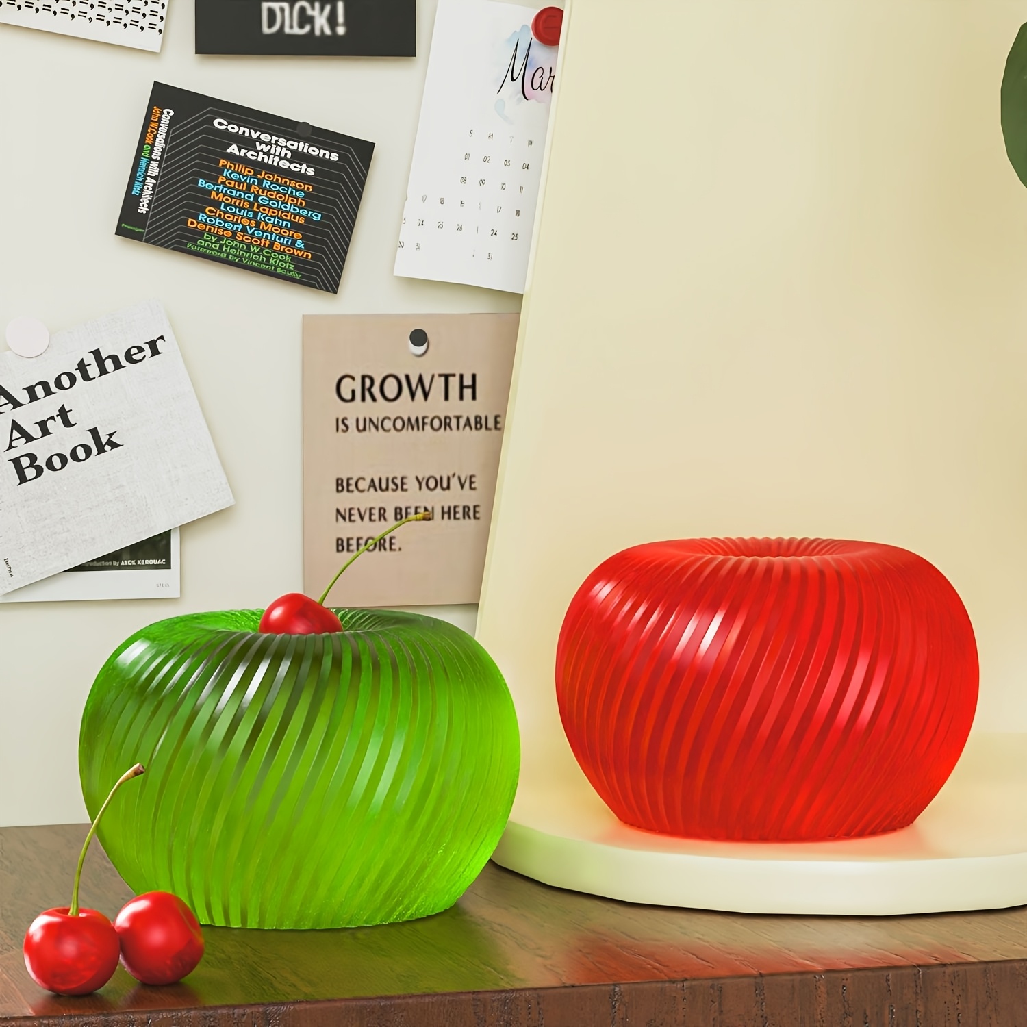 A trendy red apple silicone mo - Candle Making Equipment review and price