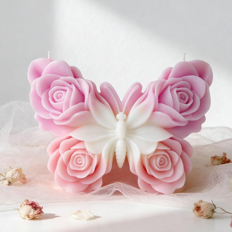 DIY Rose Butterfly Form Silico - Candle Making Equipment review and price