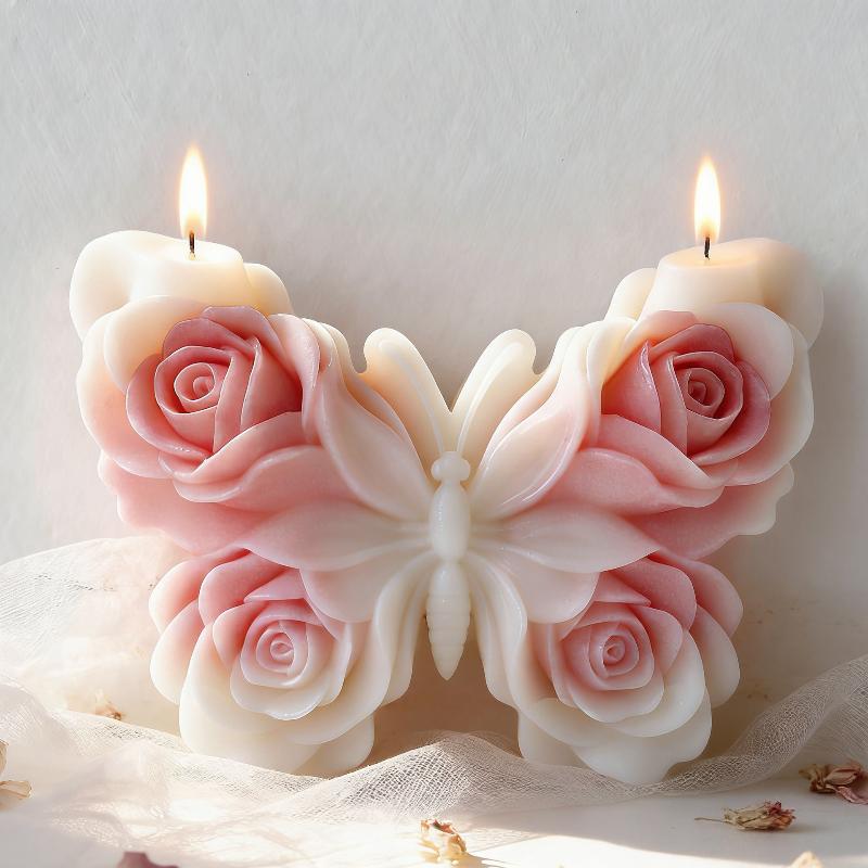 DIY Rose Butterfly Form Silico - Candle Making Equipment review and price