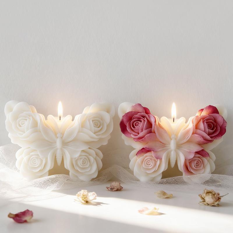 DIY Rose Butterfly Form Silico - Candle Making Equipment review and price