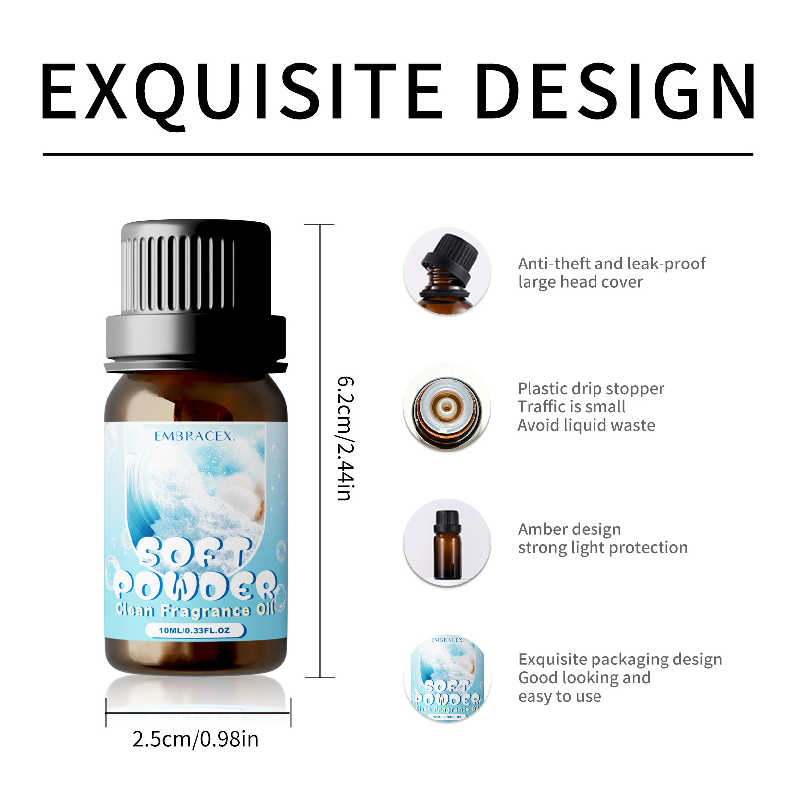 10ml Soft Powder Essential Oil - Candle Making Essentials review and price
